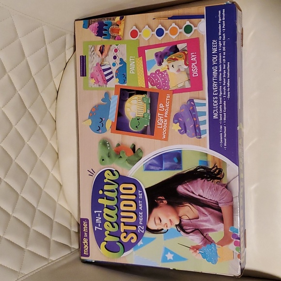 Made By Me 7-in-1 Creative Studio - 22 PCs Art Set - Paint 3D Figurines - Picture 2 of 4